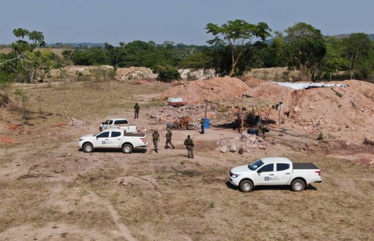 Sema-MT combate extração ilegal de minérios no Norte de Mato Grosso