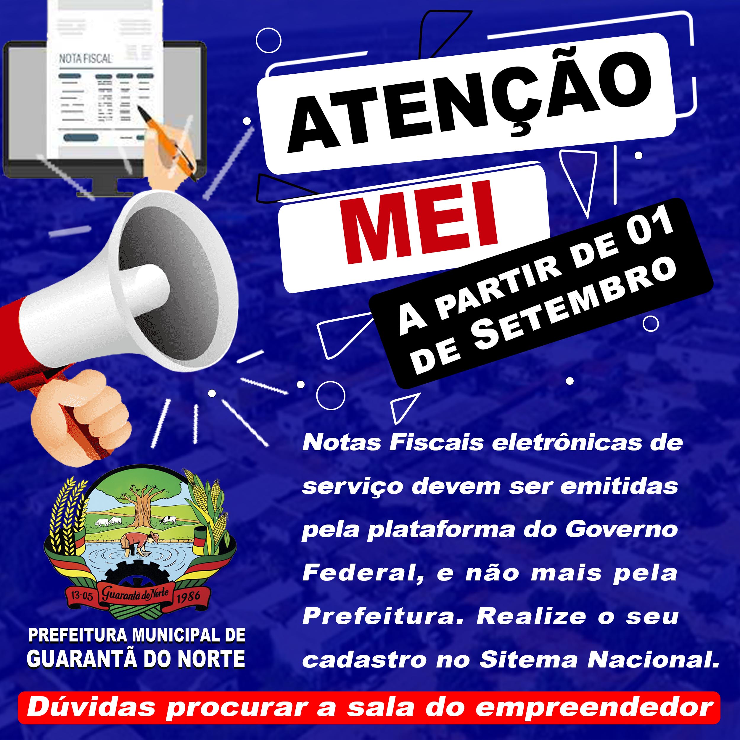 A partir de hoje (1), MEI terão de emitir Nota Fiscal de serviços pelo site do Governo Federal