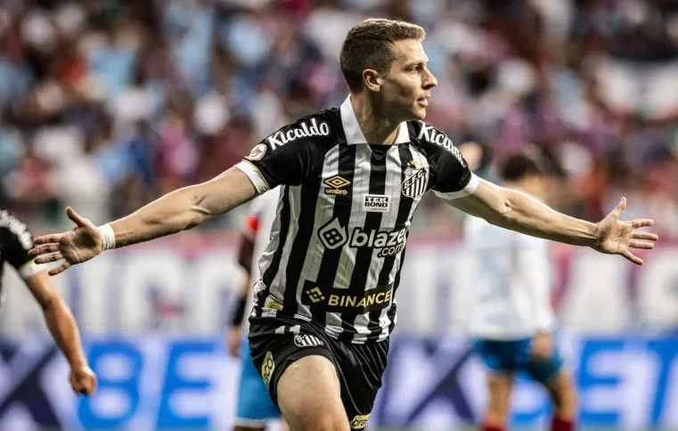 Santos vira para cima do Bahia e vence confronto direto em plena Fonte Nova
