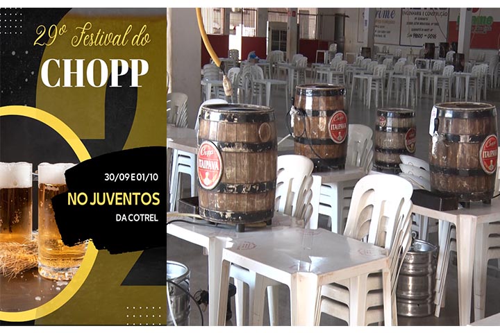 Diretoria do Juventos Sport Clube finaliza os preparativos para o 29º festival do Chopp que acontece neste sábado e domingo na Cotrel