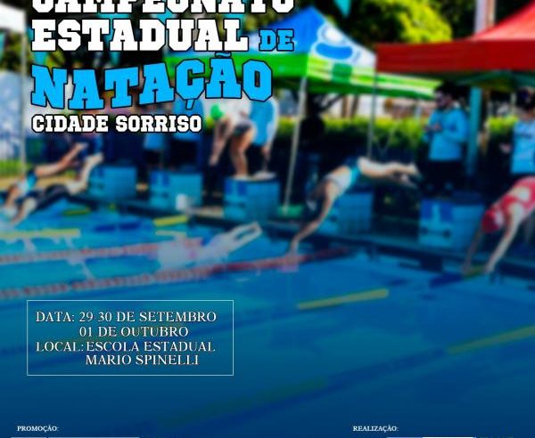 V Campeonato Estadual de Natação reunirá mais de 500 atletas em Sorriso