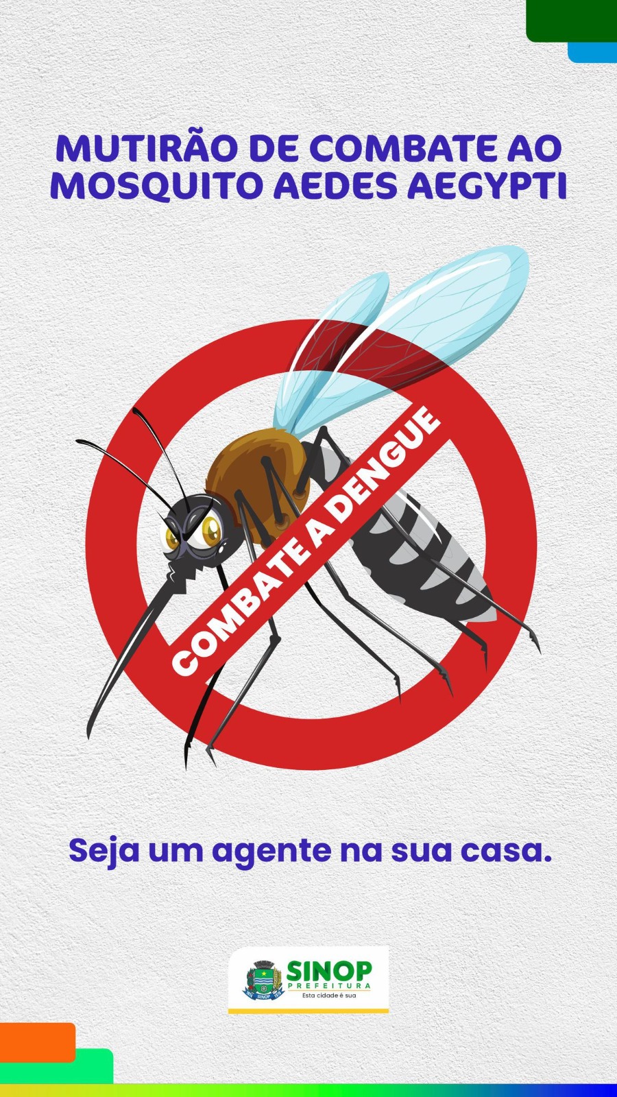 Mais de 1,6 mil casas visitadas na primeira semana do mutirão contra a dengue