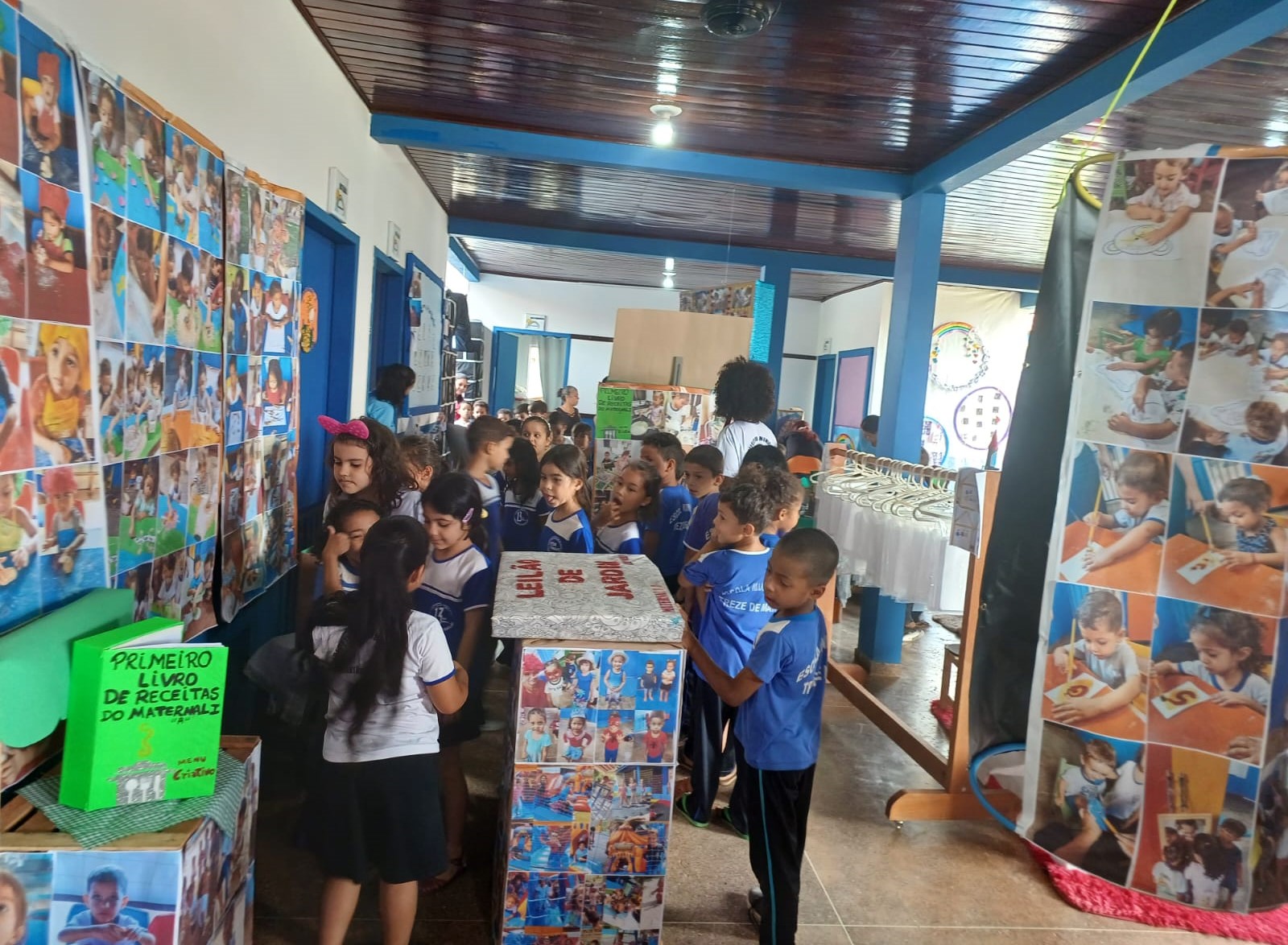 CMEI Arco Iris realiza 3º mostra cultural com apresentações dos trabalhos desenvolvidos pelos alunos.