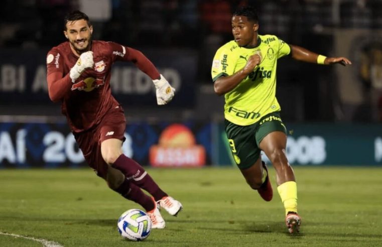Palmeiras toma virada no fim com time reserva, e Bragantino assume vice-liderança do Brasileiro