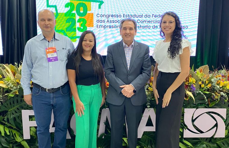 Presidente da ACEG de Guarantã do Norte Amauri Matheus, participou do Congresso Estadual da (Facmat).