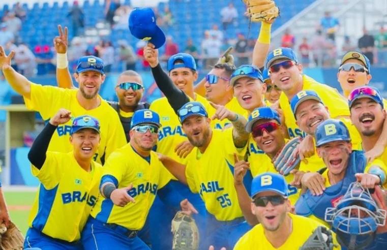 Pan-Americano: Brasil bate Panamá e encaminha vaga à final do beisebol