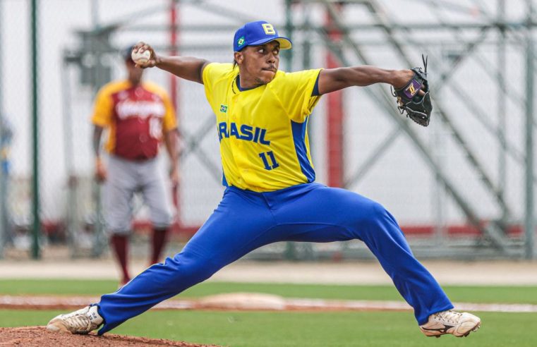 Brasil surpreende e bate Venezuela na estreia no beisebol no Pan