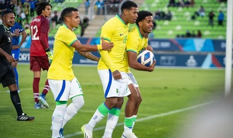 Pan de Santiago: Brasil vence na estreia do futebol masculino com gol de vascaíno