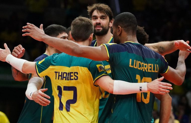 Vôlei: Brasil bate Cuba e mantém chances de classificação para Paris