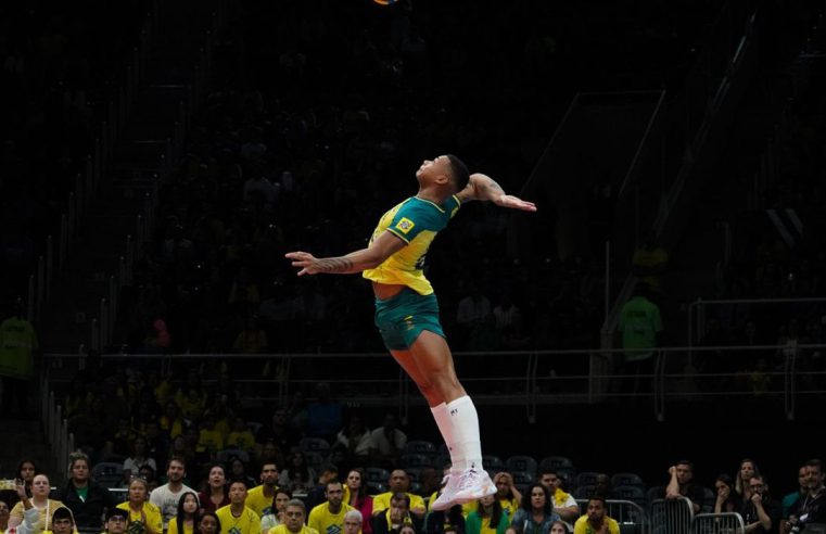 Com brilho de Darlan, Brasil supera República Tcheca por 3 sets a 2
