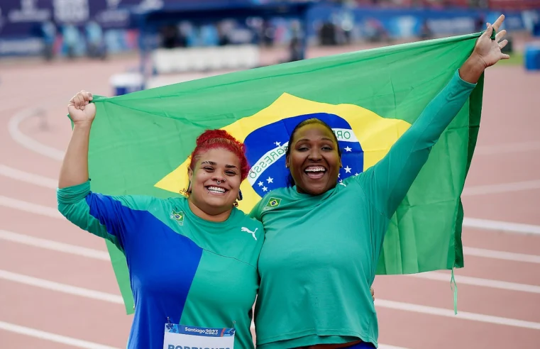 Esportes Pan de Santiago: Brasil é ouro e prata no lançamento de disco feminino