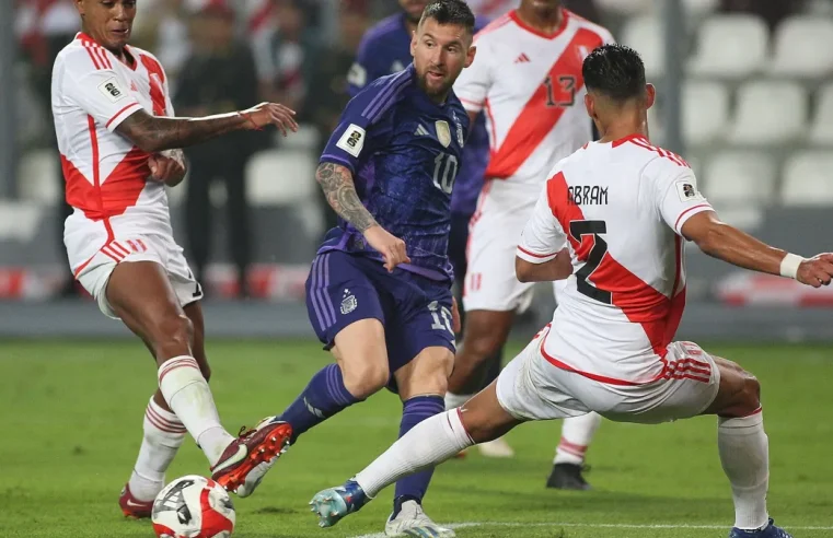 Com show de Messi, Argentina vence Peru e segue 100% nas Eliminatórias