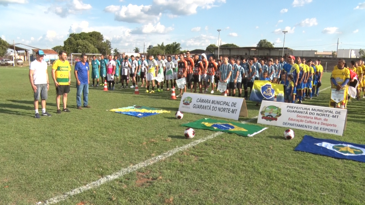Aconteceu no sábado a abertura do Campeonato Regional de Futebol de Campo de Guarantã do Norte.