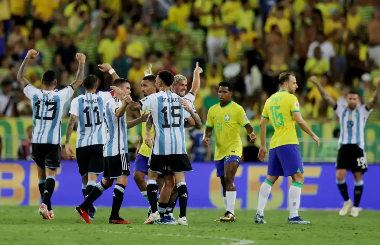 liminatórias: Brasil perde de 1 a 0 para Argentina no Maracanã