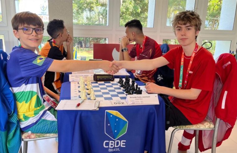 Sinopense fica entre os quatro melhores em torneio nacional de xadrez