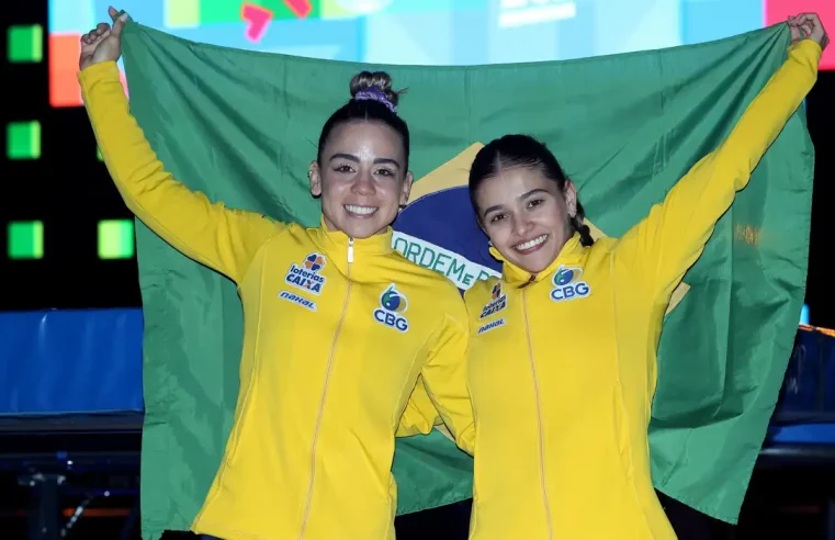 Após mundial histórico, Brasil garante vaga em Paris no trampolim