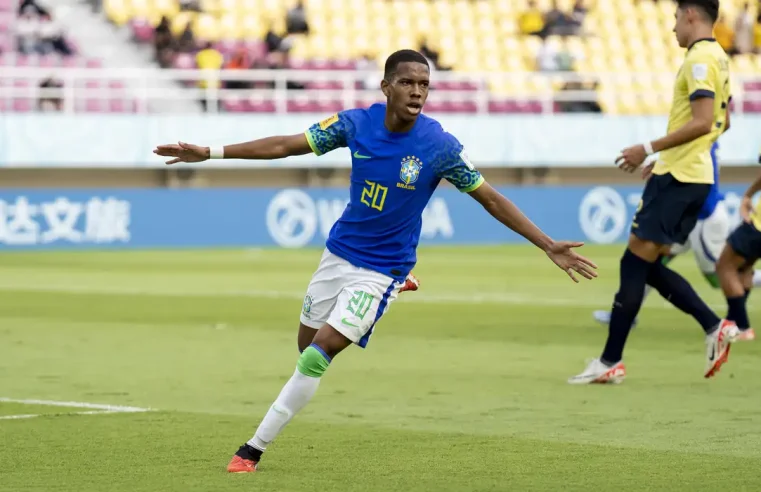 Brasil faz 3 a 1 no Equador e avança às quartas do Mundial Sub 17