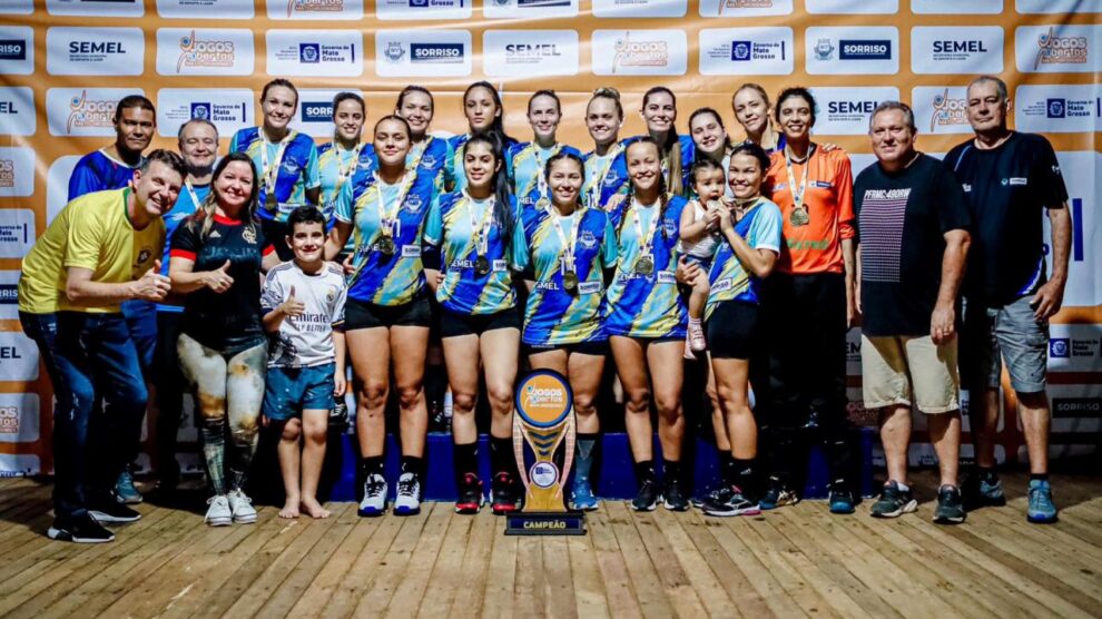 Sorriso conquista ouro no futsal e handebol na 1ª etapa dos Jogos Mato-grossenses