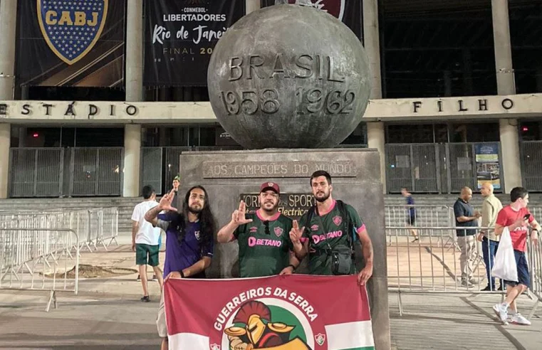 A pé de Petrópolis ao Rio: torcedores do Fluminense pagam promessa