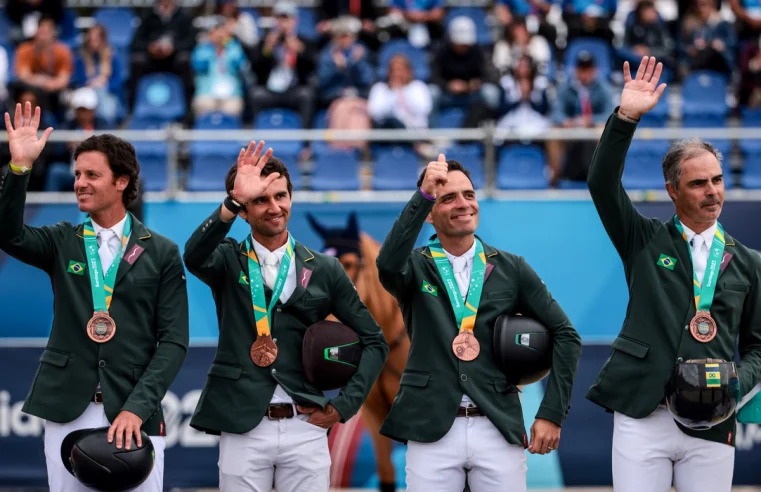 Pan: equipe brasileira garante medalha de bronze nos saltos do hipismo