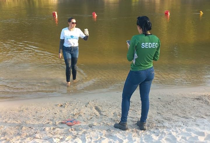 Balneários de Guarantã do Norte passam pela aprovação na Campanha de Balneabilidade realizada pela SEMA-MT