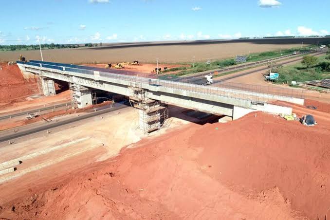 Obras da 1º ferrovia estadual estão em andamento com a construção de cinco viadutos