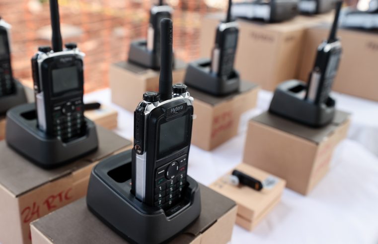 Sesp entrega novos rádios digitais ao Corpo de Bombeiros para comunicação eficiente entre forças de segurança