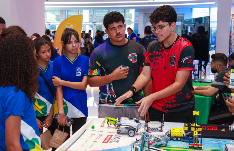 Mais de 500 estudantes da rede estadual participam do 1º Torneio de Robótica de MT