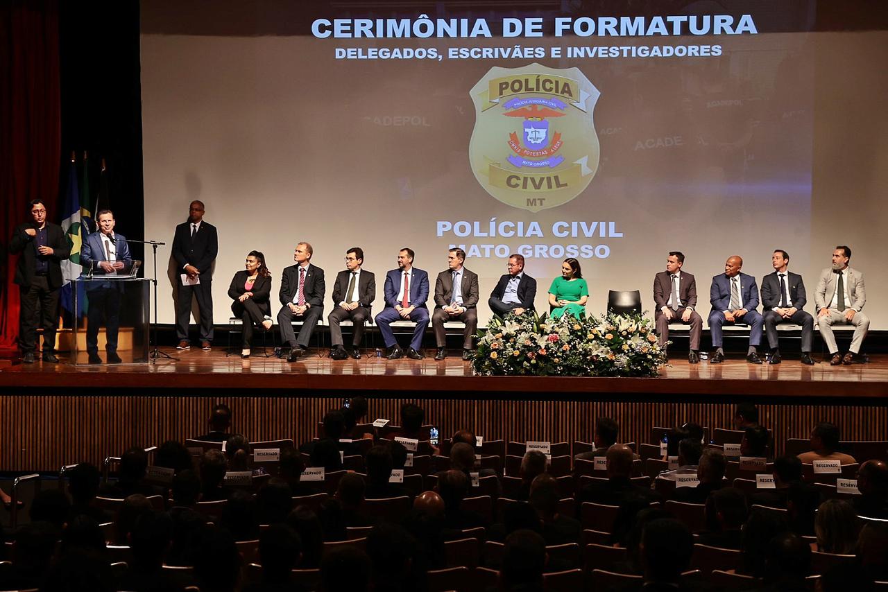 Formatura de 313 novos policiais reforça atuação da Polícia Civil no interior de MT