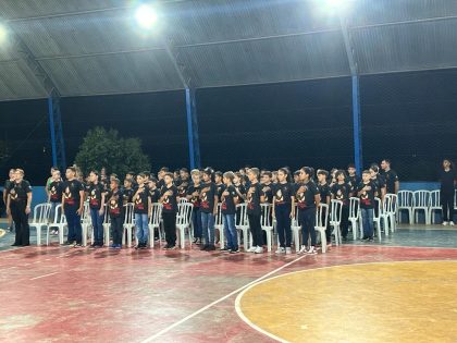 Mais de 70 alunos participam de cerimônia de formatura do Proerd em Guarantã do Norte.