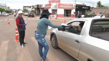 Secretaria Municipal de Saúde de  Guarantã do Norte realiza Pit Stop  com o tema Dengue Aqui Não