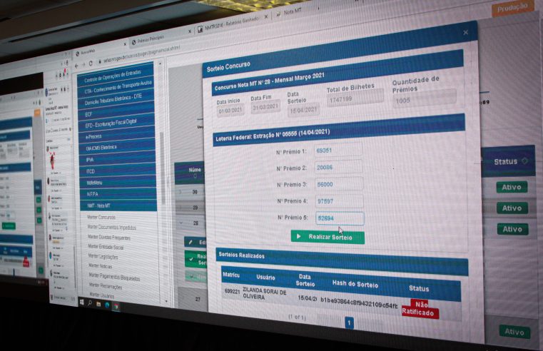 Nota MT realiza primeiro sorteio do ano distribuindo R$ 900 mil em premiações