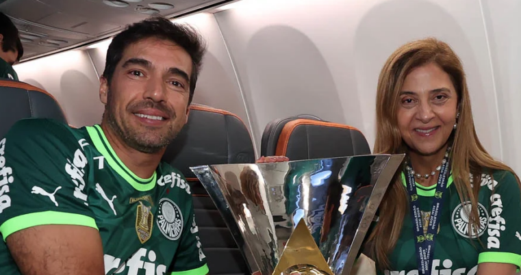 Leila Pereira anuncia renovação de contrato com Abel até o fim de 2025: “Ele está muito feliz”