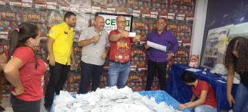 ACEG realizou o sorteio de 40 mil da Promoção Natal feliz