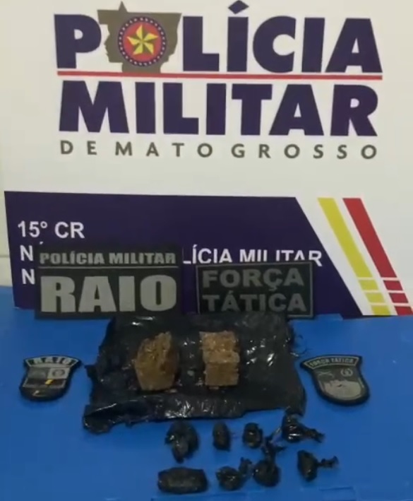 OPERAÇÃO FORÇA TOTAL: Suspeito é preso acusado de tráfico de entorpecentes e associação para o tráfico no Bairro Santa Marta.