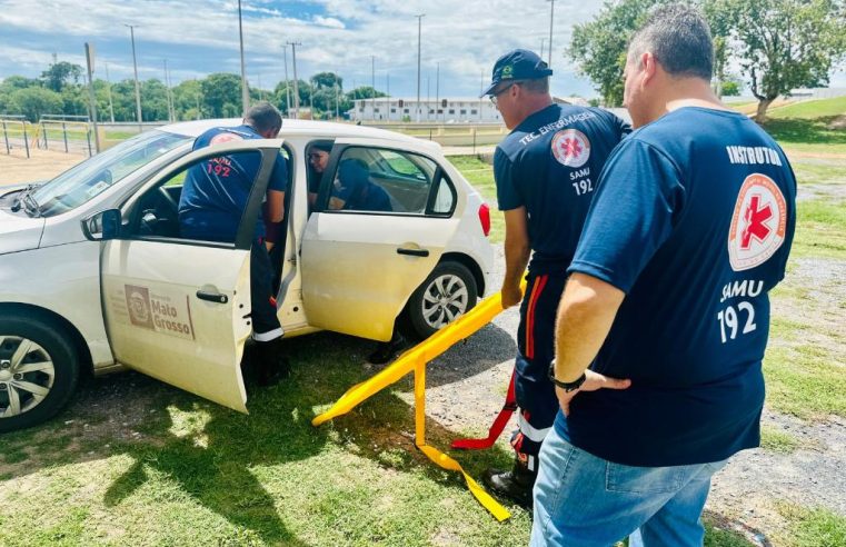 Samu capacita 50 profissionais do interior de MT para atendimento pré-hospitalar ágil e seguro