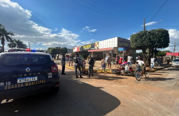 Gestante sofre acidente de transito após mulher invadir preferencial na avenida mato grosso em Lucas do Rio Verde