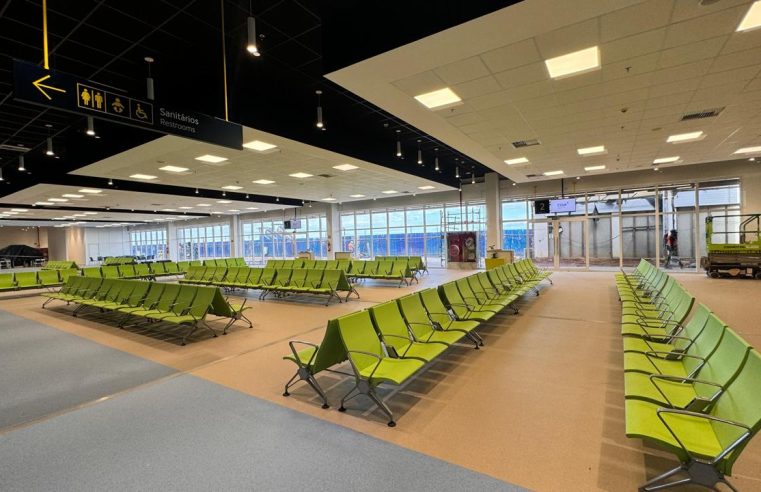 Novo terminal de passageiros do aeroporto de Sinop entra em funcionamento