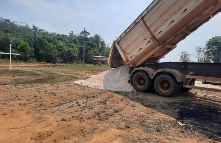 MATUPÁ RECEBEU DOAÇÃO DE CALCÁRIO DO ESTADO DE MT PARA OS PRODUTORES