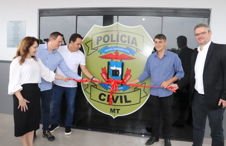 Inaugurado novo prédio da Delegacia de Polícia Judiciária Civil de Matupá