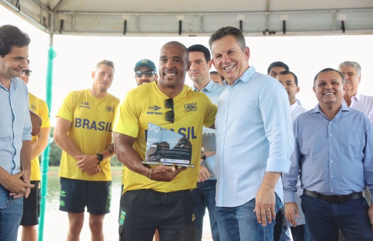 Governador conhece Centro de Treinamento da Seleção Brasileira de Canoagem em Primavera do Leste