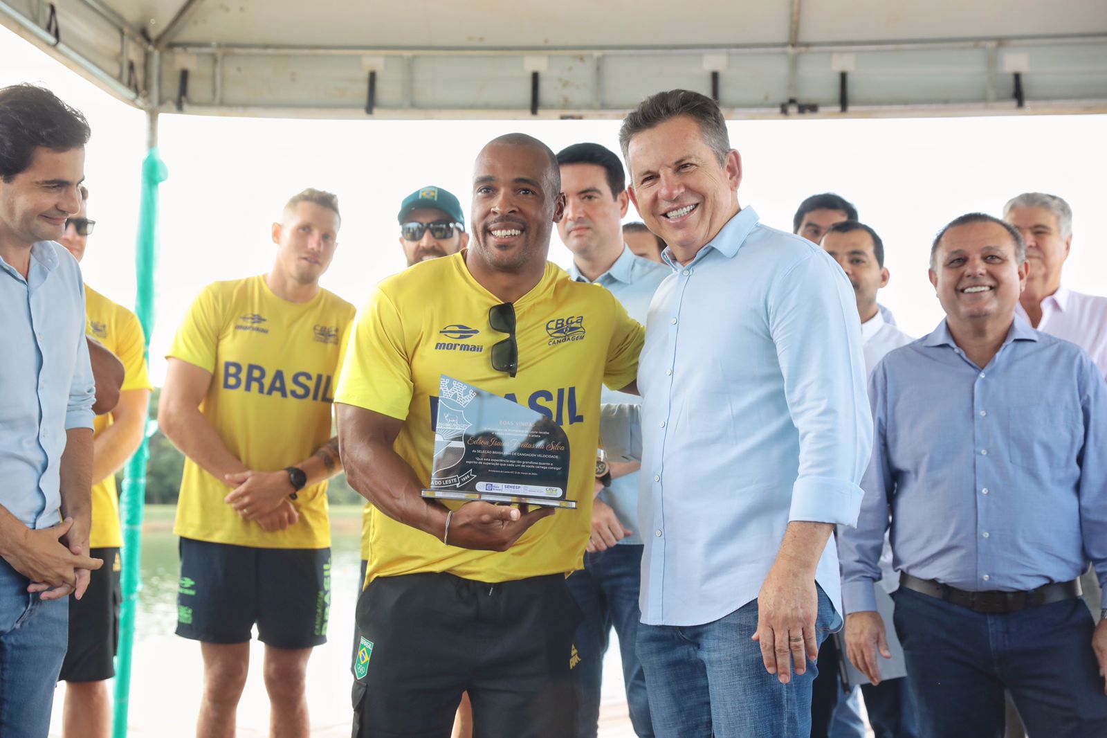 Governador conhece Centro de Treinamento da Seleção Brasileira de Canoagem em Primavera do Leste