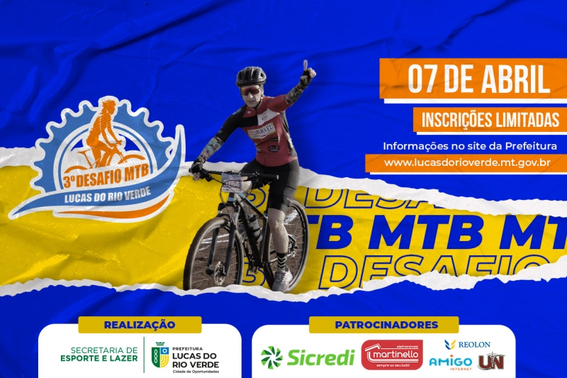 Aventura sobre duas rodas: 3º Desafio MTB está com inscrições abertas