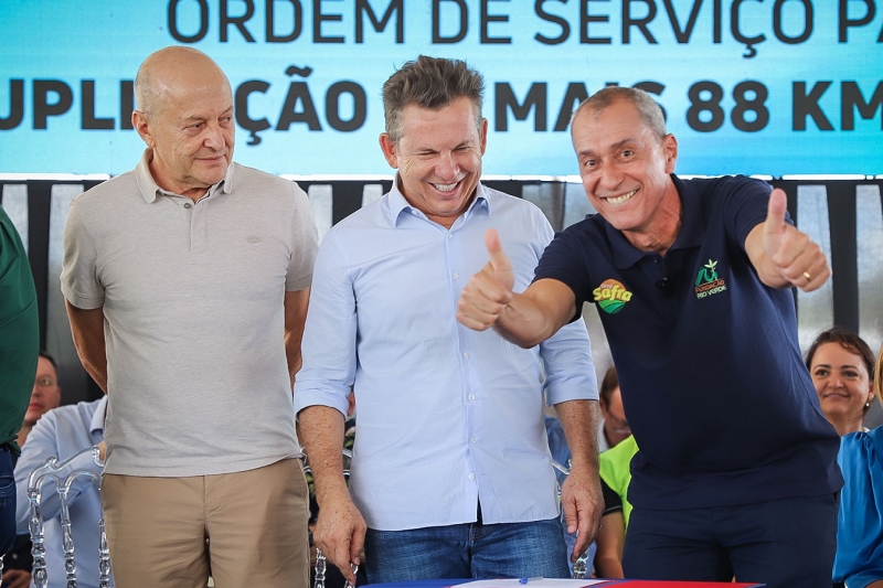 Histórico: assinada a ordem de serviço para duplicação da BR-163 até Lucas do Rio Verde