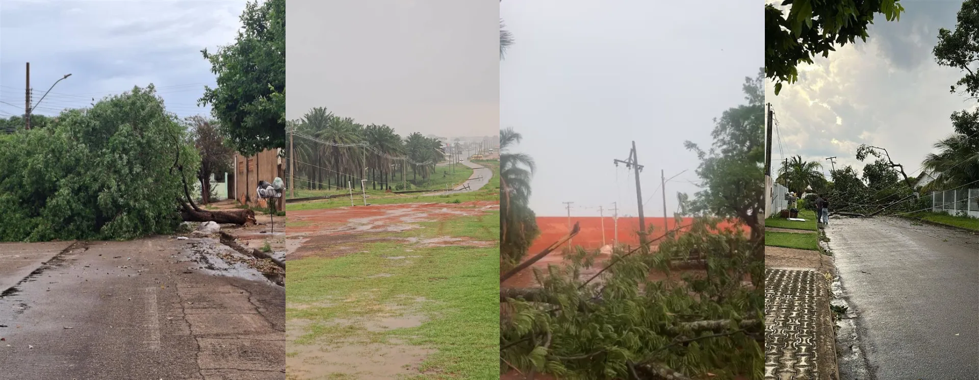 Energisa trabalha em áreas atingidas pela chuva para reestabelecer o fornecimento total o mais rápido possível