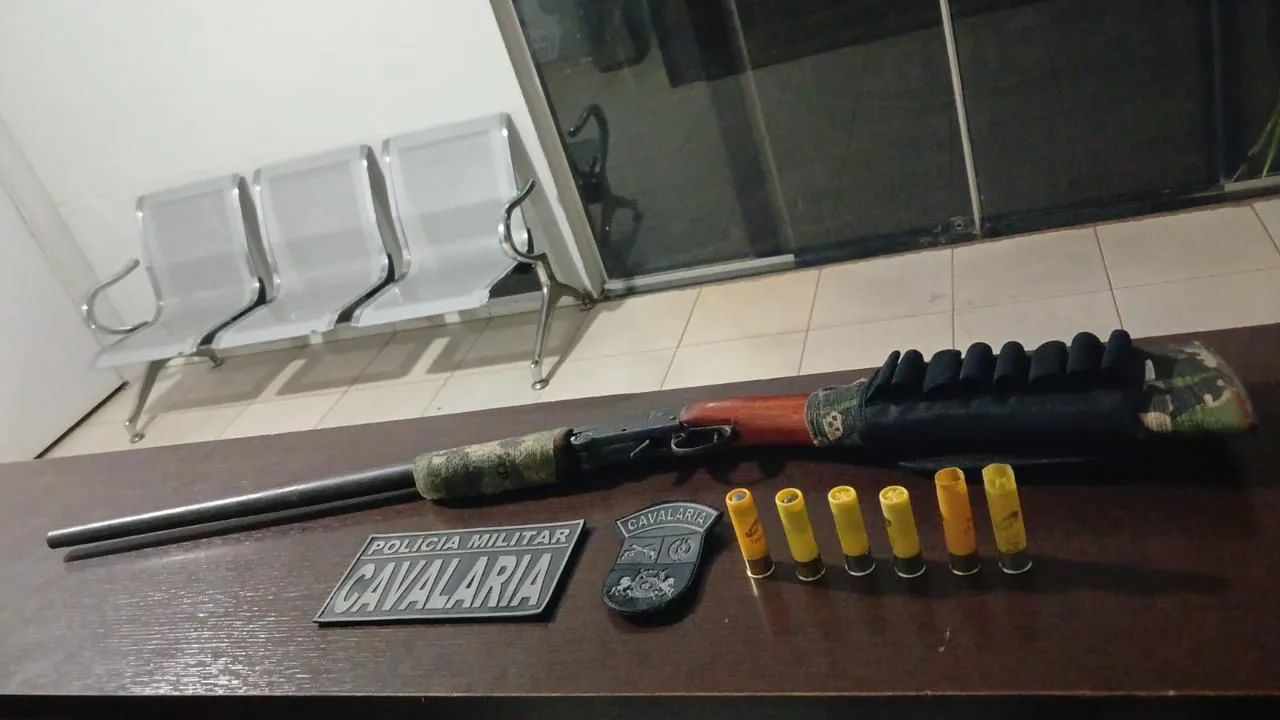 PRISÃO POR DISPARO E PORTE ILEGAL DE ARMA DE FOGO EM GUARANTÃ DO NORTE