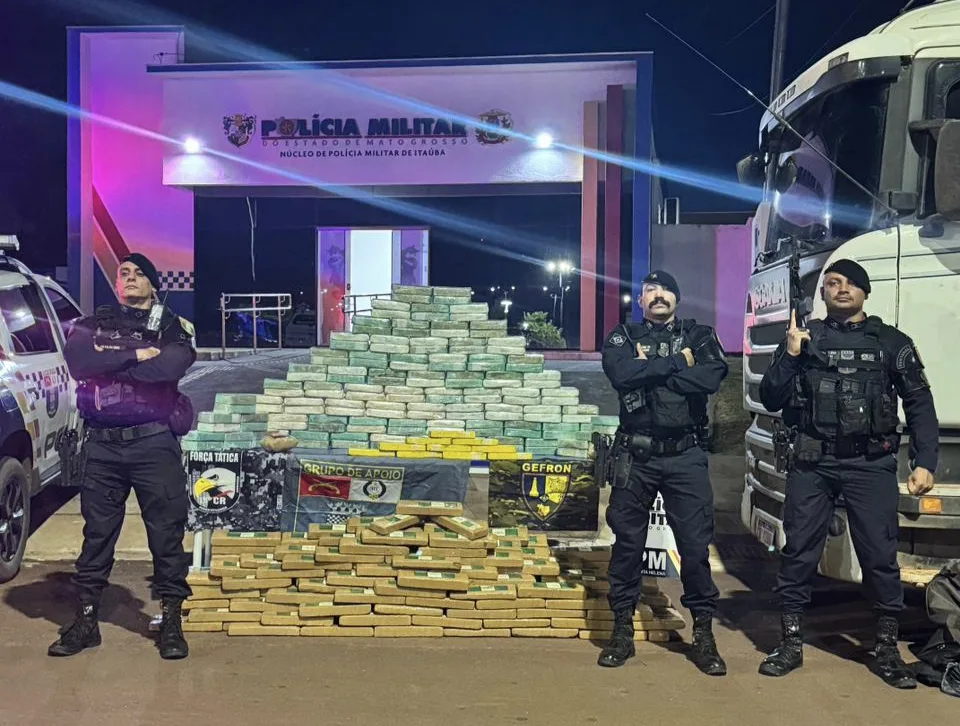 Operação integrada apreende cerca de 400 kg de drogas na BR-163