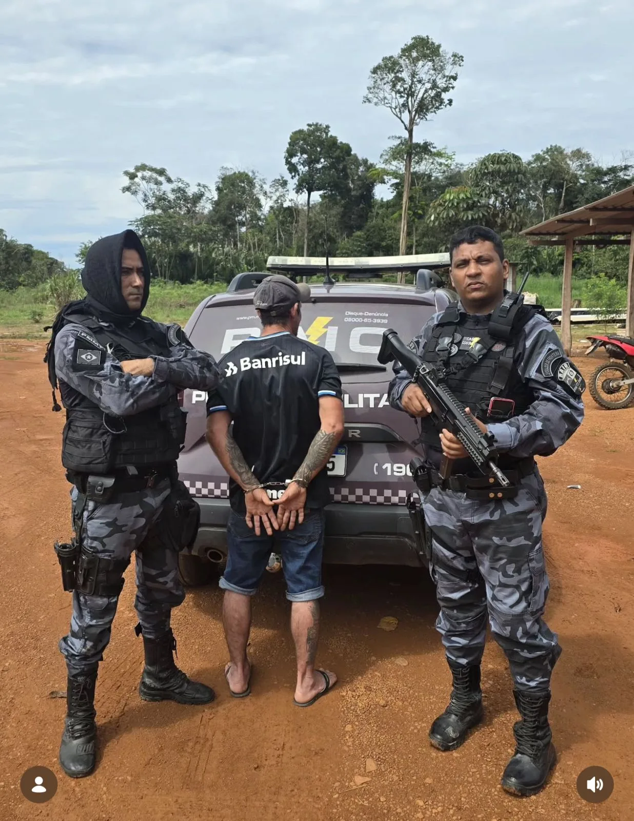 Foragido por organização criminosa e tráfico é preso pelo RAIO após identificação por reconhecimento facial na MT-320
