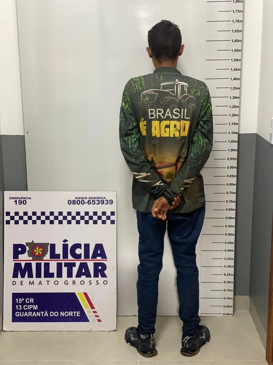 Polícia Militar cumpre mandado de prisão durante operação em Guarantã do Norte