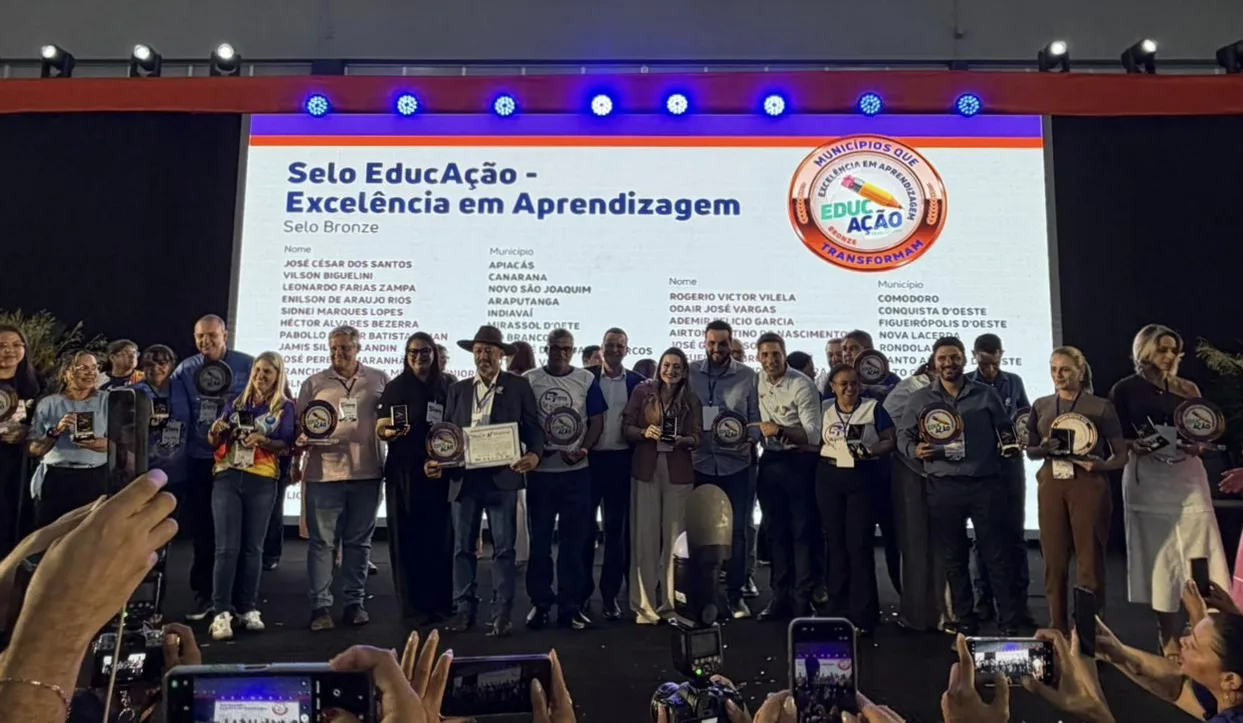 Novo Mundo conquista destaque no 5º Prêmio Alfabetiza-MT e reforça avanços na educação